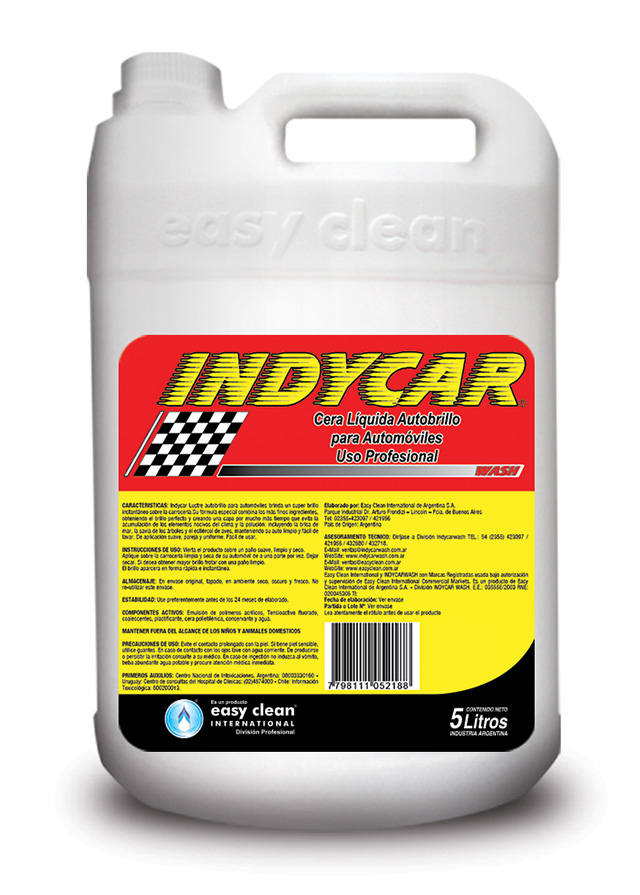 Indycar Wash cera lquida autobrillo